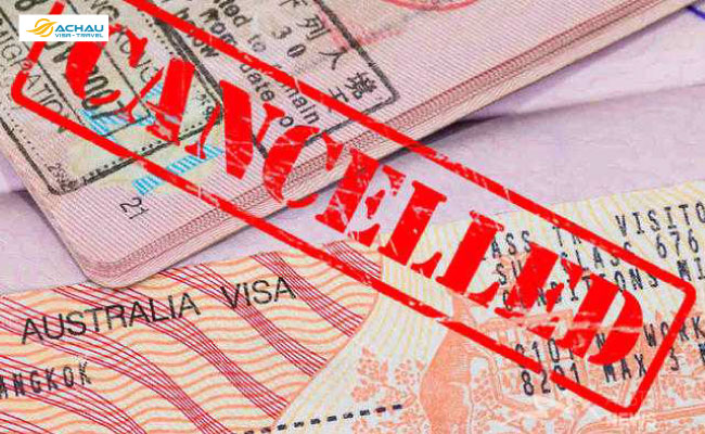 1. Xin visa Úc bị từ chối hoặc hủy bỏ thì phải xử lý như thế nào?