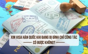 Xin visa Hàn Quốc khi đang bị đình chỉ công tác có được không?