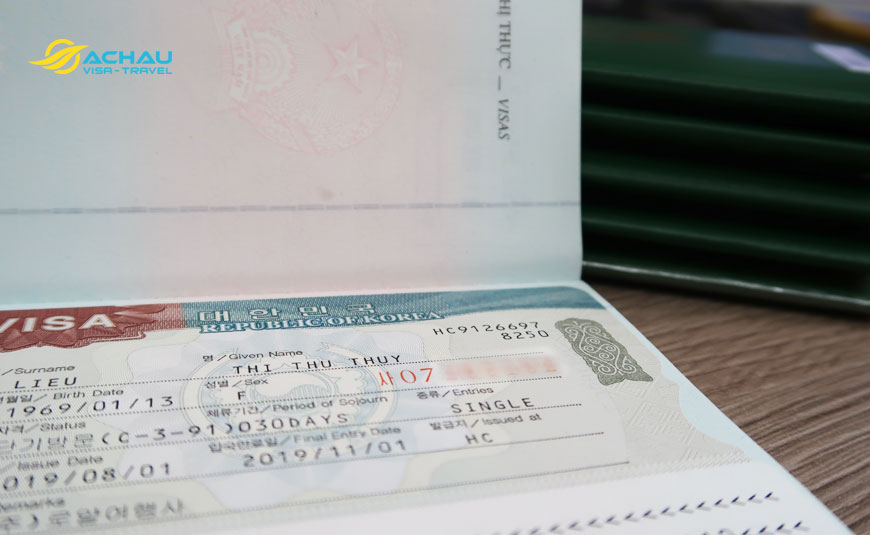 Visa Hàn Quốc lưu trú ngắn hạn có giá trị bao lâu?﻿