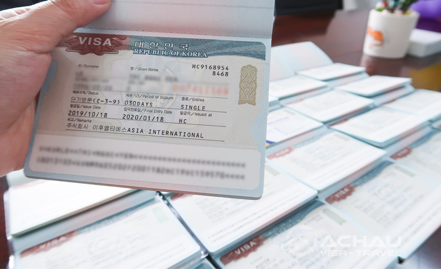 CẬP NHẬT: Điều kiện mới nhất xin visa Hàn Quốc 5 năm nhiều lần﻿